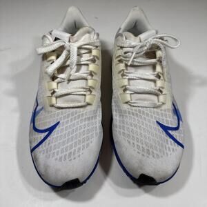 Nike Air Zoom Pegasus 37 Premium Mens Size 11.5 Running Shoes White Blue No Box